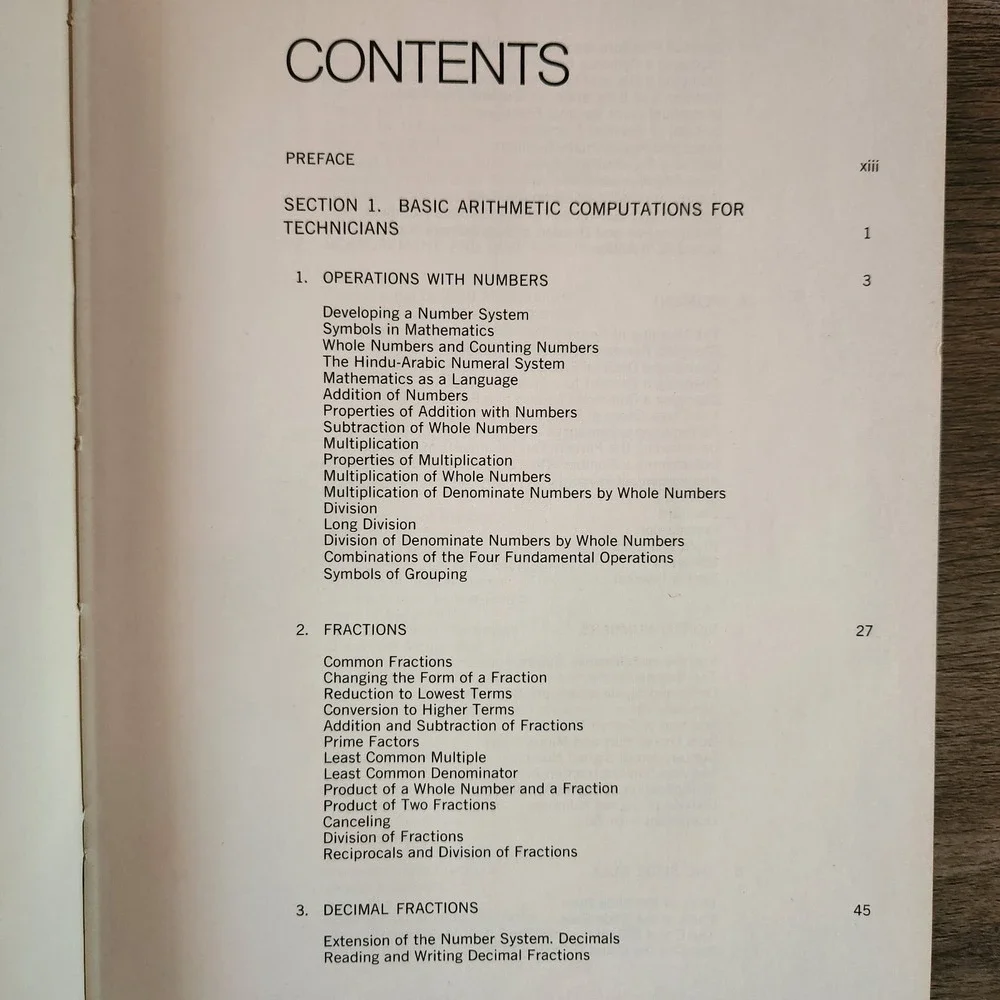 Elementary Mathematics for the Technician Edwin M Hemmerling McGraw-Hill Vintage